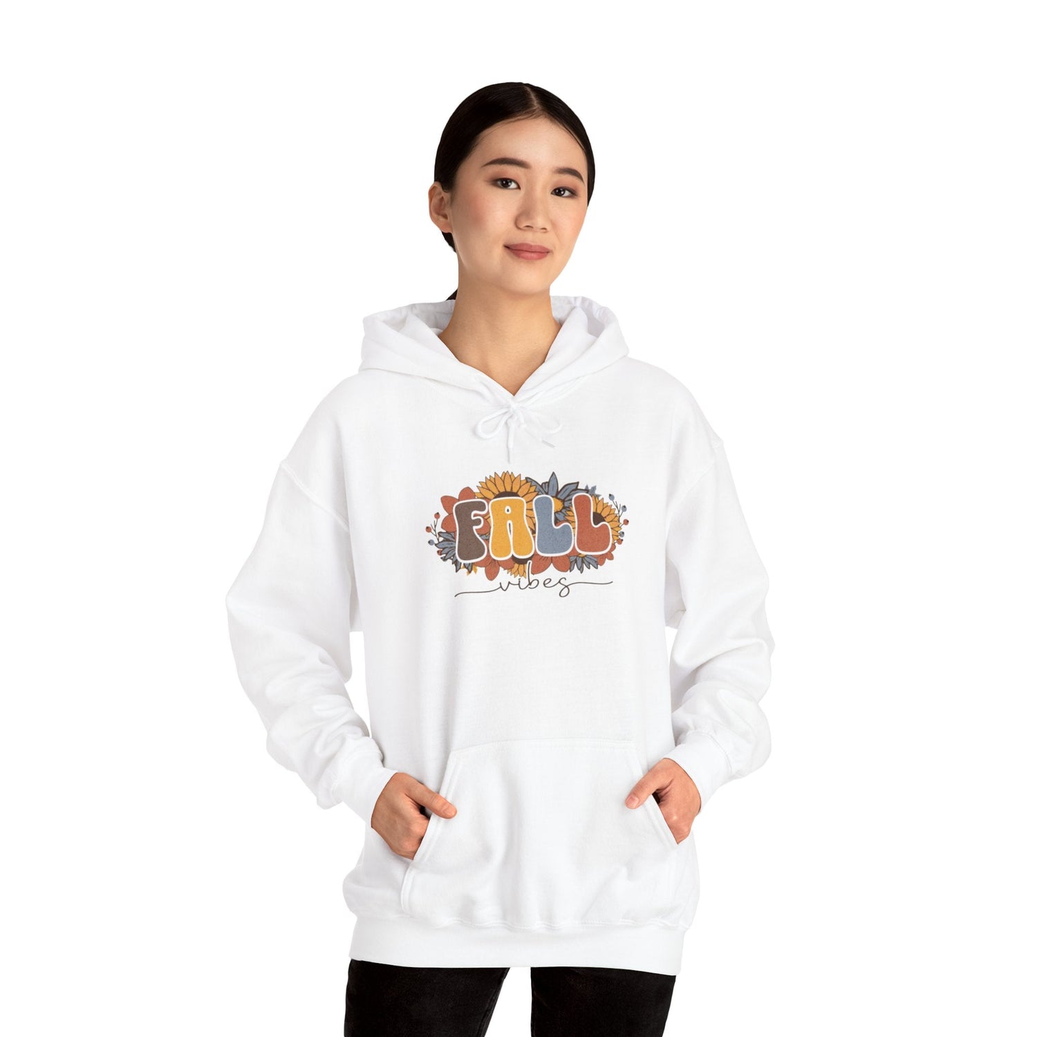 Fall Vibes Unisex Hoodie, Cozy Autumn Sweatshirt, Seasonal Fashion, Fall Gift, Casual Wear, Perfect for Thanksgiving Printify