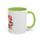 Floral Love Coffee Mug, Personalized Gift for Her, Wedding Favor, Inspirational Drinkware, Home Decor, 11oz, 15oz Printify
