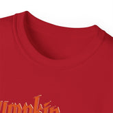 Halloween Skeleton Pumpkin Tee, Spooky Graphic Shirt, Unisex Fall Fashion, Halloween Costume Top, Fun October Apparel Printify