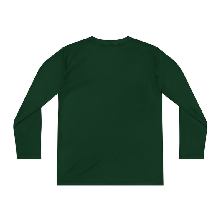 Youth Long Sleeve Competitor Tee - Vibrant Graphic Tee for Kids, Perfect for Casual Outings, Halloween, Parties, Everyday Wear, Unique [...] Printify