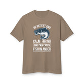 Fishing Adventure Cotton Tee, Unisex T-Shirt for Outdoor Enthusiasts, Casual Wear, Gift for Fishermen, Nature Lover Apparel Printify