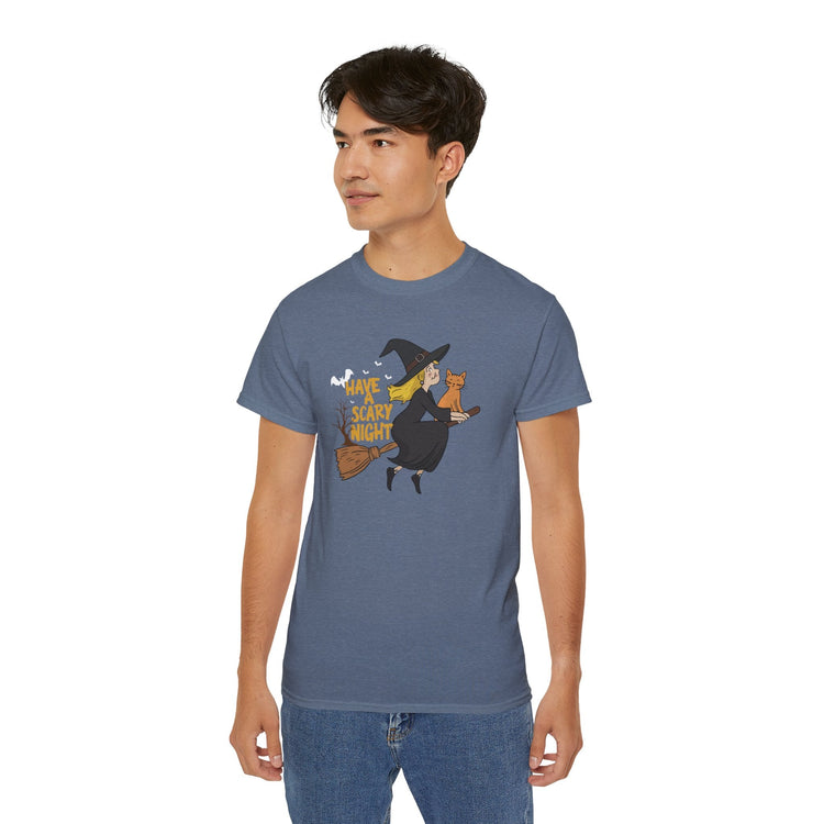 Halloween Witch T-Shirt, Funny Tee, Spooky Apparel, Costume Party Shirt, Fall Fashion, Trick or Treat Printify