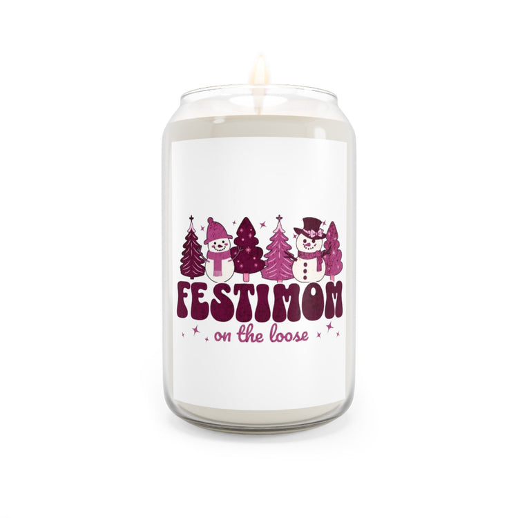 Festive Scented Soy Candles, Holiday Decor, Gift for Mom, Christmas Candle, Aromatherapy, Home Fragrance Printify