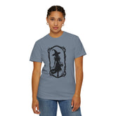 Witchy Garment-Dyed T-Shirt | Halloween Fashion Unisex Tee | Spooky Fall Apparel | Witch Costume Essential Printify