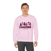 Festive Crewneck Sweatshirt with Fun Holiday Design, Cozy Winter Wear, Christmas Gift, Comfy Sweater, Unisex Holiday Apparel Printify