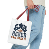 Gamer Tote Bag - War Never Changes, Video Game Bag, Gift for Gamers, Gaming Merchandise, Eco-Friendly Canvas Bag Printify