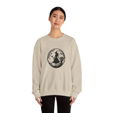 Mystical Forest Crewneck Sweatshirt, Cozy Fall Layering, Gift for Nature Lovers, Halloween Apparel, Unisex Sweatshirt Printify