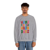 Home for the Holidays Crewneck Sweatshirt, Festive Sweater, Winter Apparel, Christmas Gift, Cozy Holiday Wear Printify