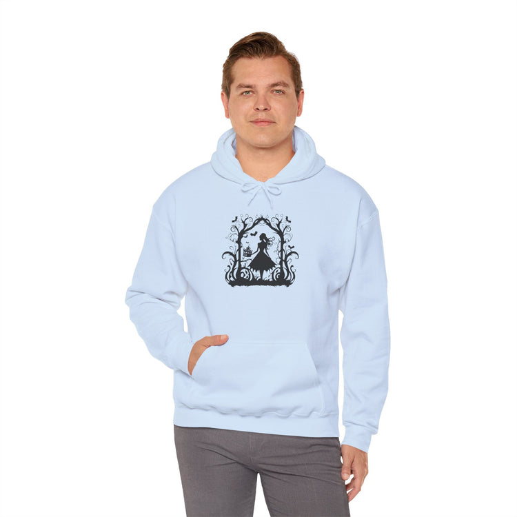 Mystical Nature Unisex Hoodie - Cozy Sweatshirt for Autumn, Halloween, Gift for Nature Lovers, Comfortable Casual Wear Printify