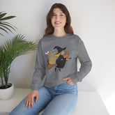 Halloween Witch Sweatshirt, Cozy Crewneck, Unisex Sweater, Spooky Season Apparel, Scary Night Gift, Fall Fashion Printify
