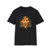 Halloween Ghost T-Shirt, Unisex Softstyle Tee for Halloween, Cute Halloween Shirt, Fall Festive Wear, Funny Ghost Design Printify