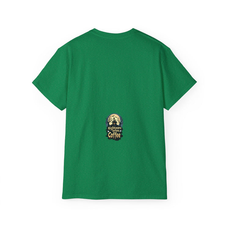 Nightmare Before Coffee Tee, Halloween T-Shirt, Coffee Lover Gift, Spooky Shirt, Unisex Graphic Tee, Autumn Apparel Printify