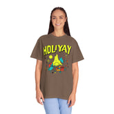 Holi-Yay Graphic T-Shirt, Fun Summer Tee, Unique Gift, Casual Wear, Birthday, Holiday Celebration, Unisex Apparel Printify