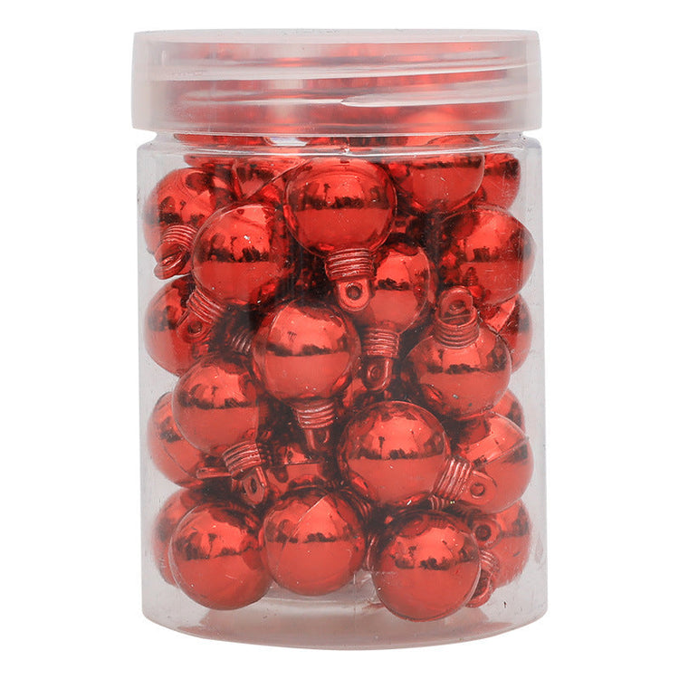 48 Christmas Electroplated Glossy Balls Mini Hanging Ball My Store