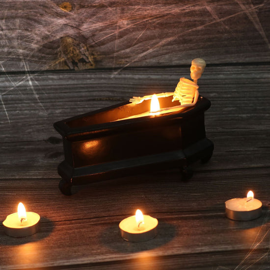 Creative Candles Bubble Bath Skull Skeleton Halloween Atmosphere Haunted House Holiday Decoration Ornaments My Store