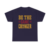 Unisex Oversized Tee: Be the Game Changer Shirt, Motivational Gift, Casual Wear, Workout Attire, Unisex Cotton Top Printify