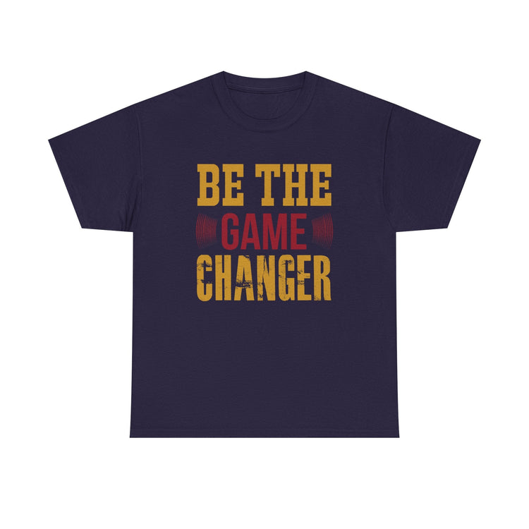 Unisex Oversized Tee: Be the Game Changer Shirt, Motivational Gift, Casual Wear, Workout Attire, Unisex Cotton Top Printify