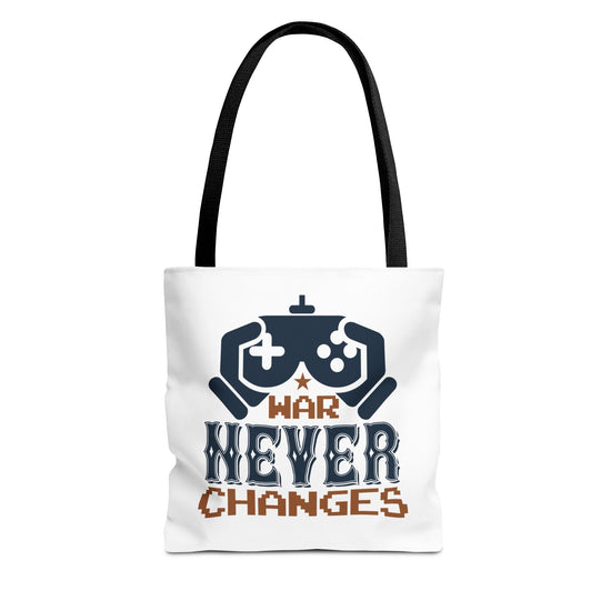 Gamer Tote Bag - War Never Changes, Video Game Bag, Gift for Gamers, Gaming Merchandise, Eco-Friendly Canvas Bag Printify