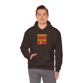 New Year Celebration Hoodie Goodbye 2025 Welcome 2026 Sweatshirt Cozy Gift Friends Unisex Pullover Trendy Winter Fashion Heavy Blend Hooded Printify