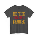 Unisex Oversized Tee: Be the Game Changer Shirt, Motivational Gift, Casual Wear, Workout Attire, Unisex Cotton Top Printify