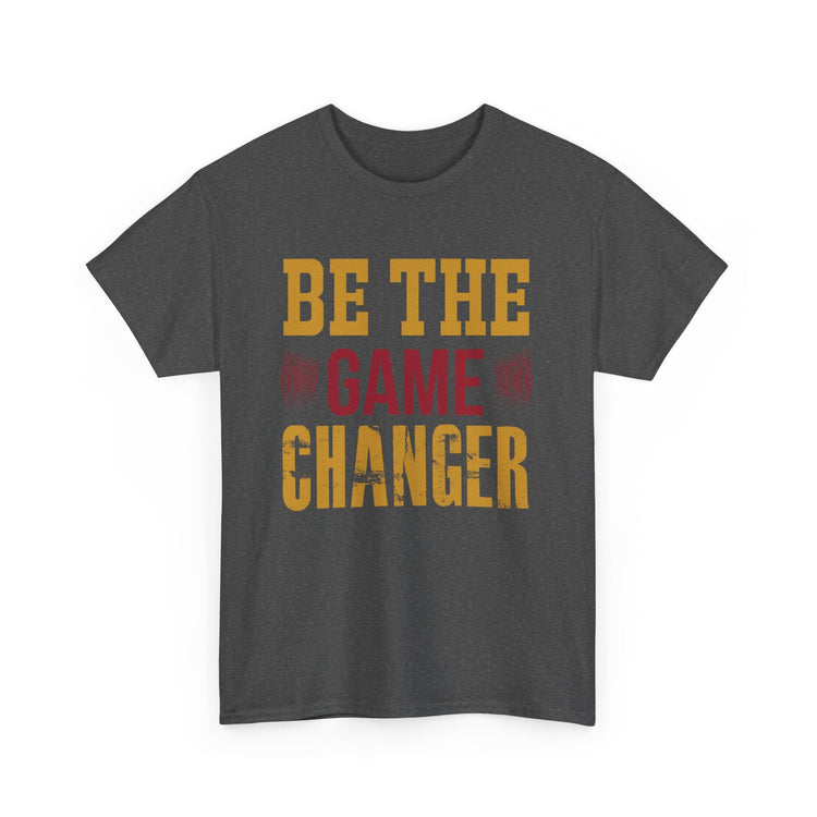 Unisex Oversized Tee: Be the Game Changer Shirt, Motivational Gift, Casual Wear, Workout Attire, Unisex Cotton Top Printify