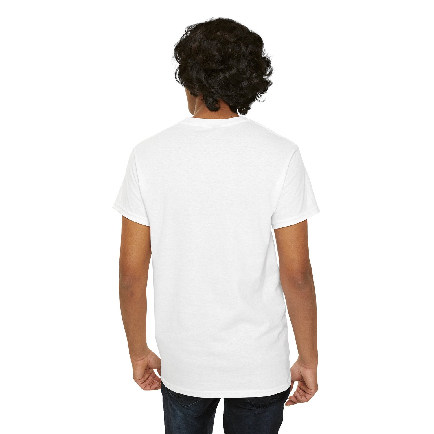 Whimsical Forest Silhouette Tee, Unisex Heavy Cotton T-Shirt, Fall Fashion, Halloween Shirt, Nature Lover Gift Printify