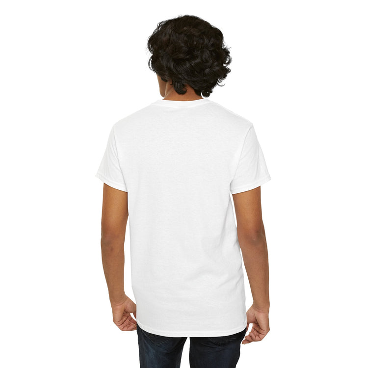 Whimsical Forest Silhouette Tee, Unisex Heavy Cotton T-Shirt, Fall Fashion, Halloween Shirt, Nature Lover Gift Printify