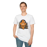 Halloween Ghost T-Shirt, Unisex Softstyle Tee for Halloween, Cute Halloween Shirt, Fall Festive Wear, Funny Ghost Design Printify