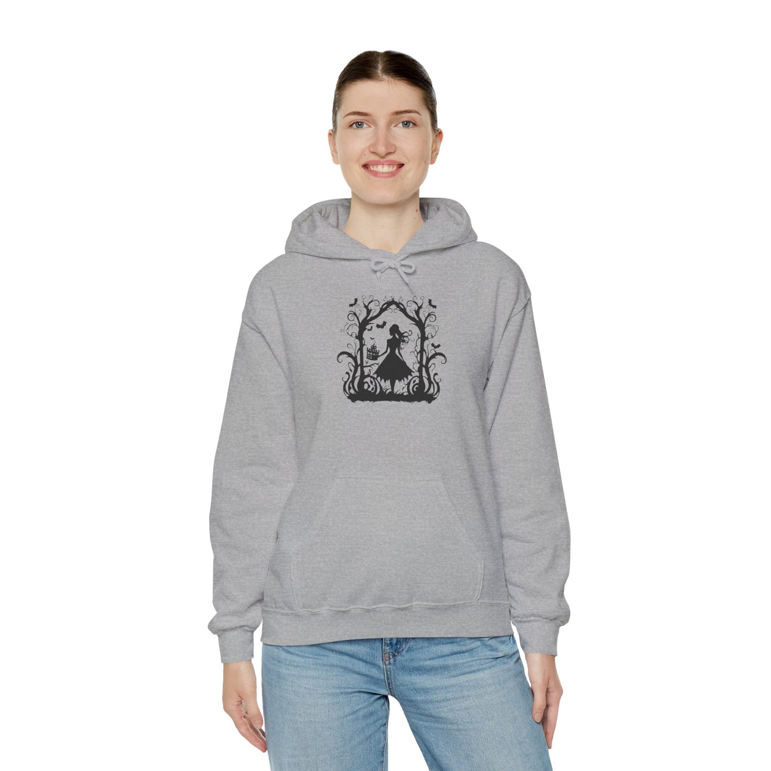 Mystical Nature Unisex Hoodie - Cozy Sweatshirt for Autumn, Halloween, Gift for Nature Lovers, Comfortable Casual Wear Printify
