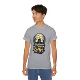 Nightmare Before Coffee Tee, Halloween T-Shirt, Coffee Lover Gift, Spooky Shirt, Unisex Graphic Tee, Autumn Apparel Printify
