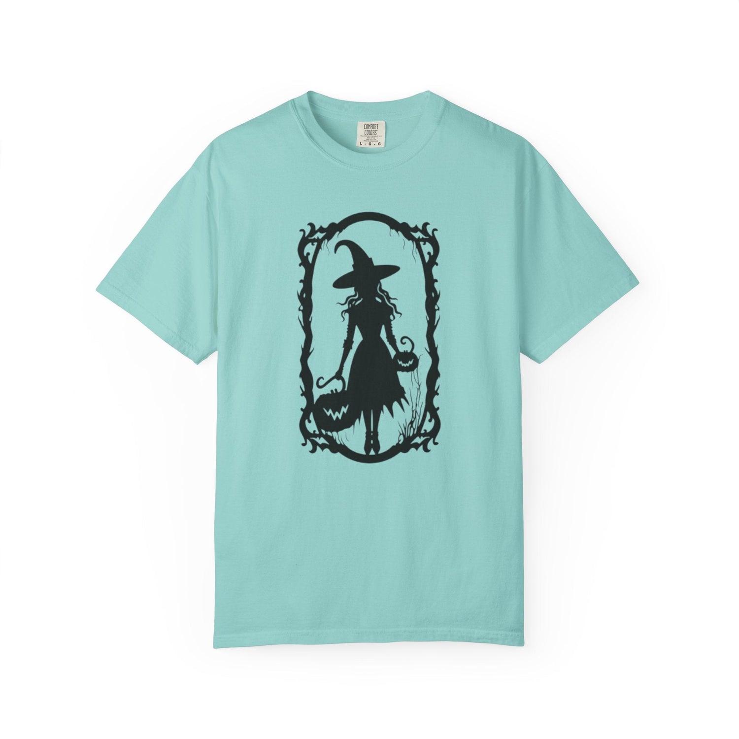 Witchy Garment-Dyed T-Shirt | Halloween Fashion Unisex Tee | Spooky Fall Apparel | Witch Costume Essential Printify