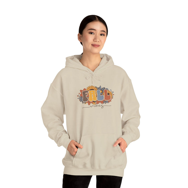 Fall Vibes Unisex Hoodie, Cozy Autumn Sweatshirt, Seasonal Fashion, Fall Gift, Casual Wear, Perfect for Thanksgiving Printify