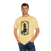 Witchy Garment-Dyed T-Shirt | Halloween Fashion Unisex Tee | Spooky Fall Apparel | Witch Costume Essential Printify