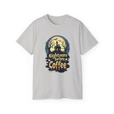 Nightmare Before Coffee Tee, Halloween T-Shirt, Coffee Lover Gift, Spooky Shirt, Unisex Graphic Tee, Autumn Apparel Printify