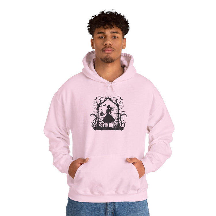 Mystical Nature Unisex Hoodie - Cozy Sweatshirt for Autumn, Halloween, Gift for Nature Lovers, Comfortable Casual Wear Printify