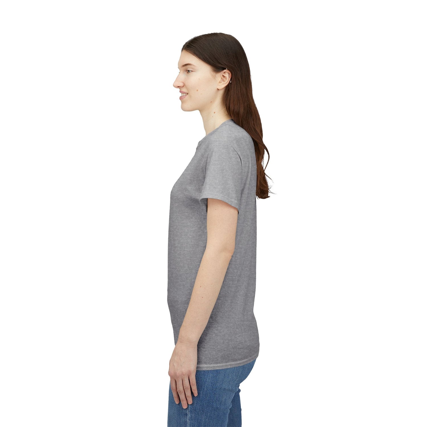 Whimsical Forest Silhouette Tee, Unisex Heavy Cotton T-Shirt, Fall Fashion, Halloween Shirt, Nature Lover Gift Printify