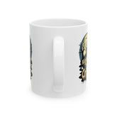 Nightmare Before Coffee Ceramic Mug - Halloween Coffee Cup, Spooky Mug, Gift for Coffee Lovers, Haunted House Decor, 11oz and 15oz Sizes Printify