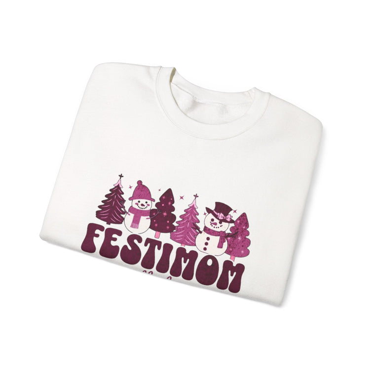 Festive Crewneck Sweatshirt with Fun Holiday Design, Cozy Winter Wear, Christmas Gift, Comfy Sweater, Unisex Holiday Apparel Printify