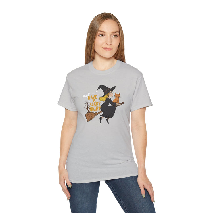 Halloween Witch T-Shirt, Funny Tee, Spooky Apparel, Costume Party Shirt, Fall Fashion, Trick or Treat Printify