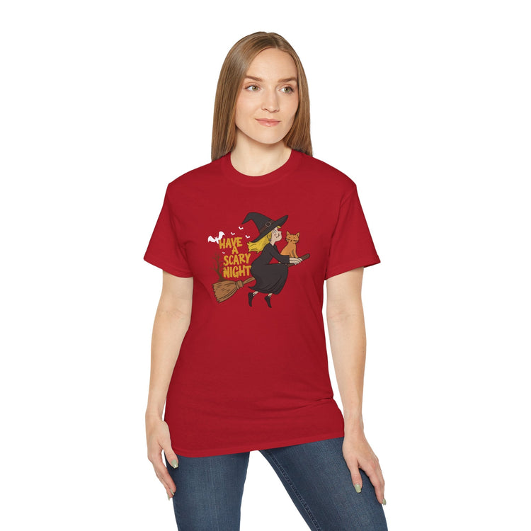 Halloween Witch T-Shirt, Funny Tee, Spooky Apparel, Costume Party Shirt, Fall Fashion, Trick or Treat Printify