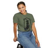 Witchy Garment-Dyed T-Shirt | Halloween Fashion Unisex Tee | Spooky Fall Apparel | Witch Costume Essential Printify