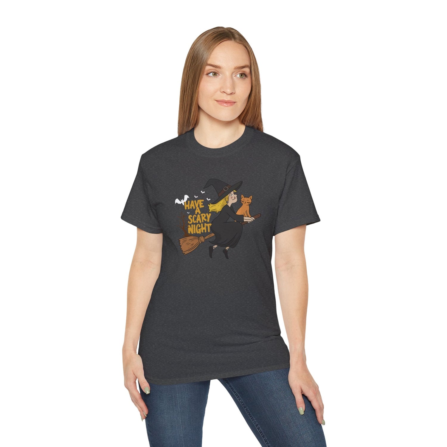 Halloween Witch T-Shirt, Funny Tee, Spooky Apparel, Costume Party Shirt, Fall Fashion, Trick or Treat Printify