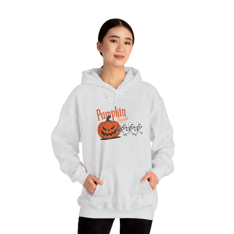 Halloween Pumpkin Sweatshirt, Spooky Fall Apparel, Cozy Hoodie, Unisex Halloween Clothing, Perfect Gift for Halloween Printify