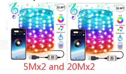 Christmas Tree Decoration Lights Custom LED String Lights My Store