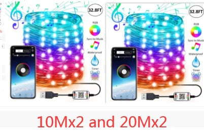 Christmas Tree Decoration Lights Custom LED String Lights My Store