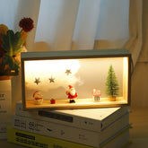 Christmas Small Night Lamp Mini Glass Cover My Store