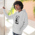 Halloween Witch Fleece Hoodie, Cozy Fall Apparel, Spooky Season Sweatshirt, Ghostly Gift, Halloween Costume Alternative Printify