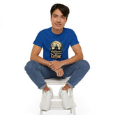 Nightmare Before Coffee Tee, Halloween T-Shirt, Coffee Lover Gift, Spooky Shirt, Unisex Graphic Tee, Autumn Apparel Printify