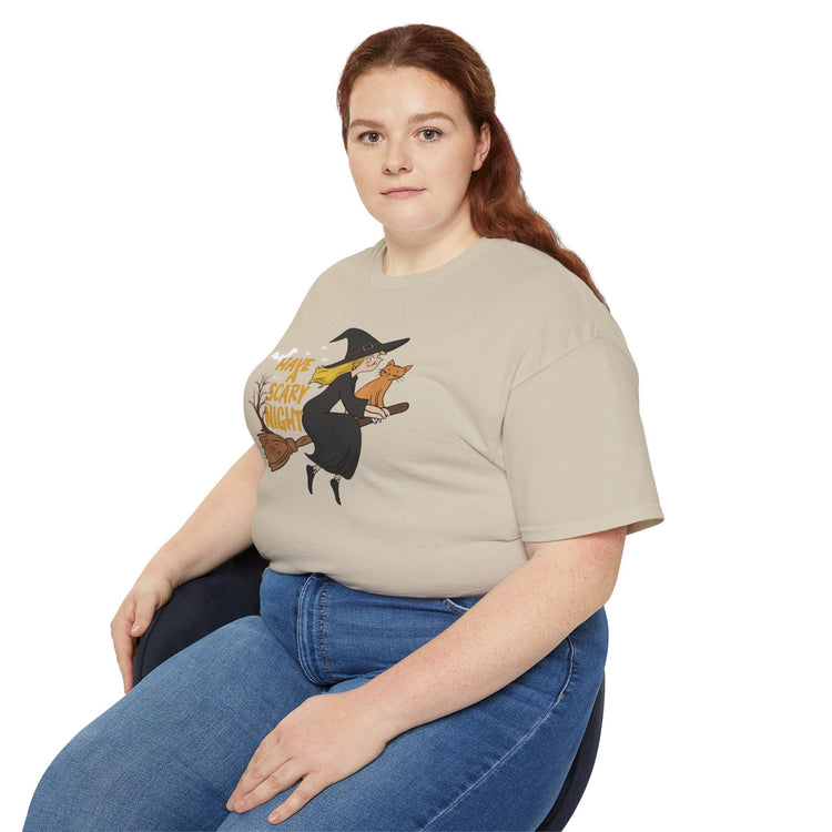 Halloween Witch T-Shirt, Funny Tee, Spooky Apparel, Costume Party Shirt, Fall Fashion, Trick or Treat Printify