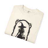Witchy Garment-Dyed T-Shirt | Halloween Fashion Unisex Tee | Spooky Fall Apparel | Witch Costume Essential Printify